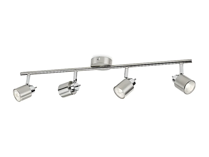 Lámpara de Techo 4 Focos Meranti Cromado