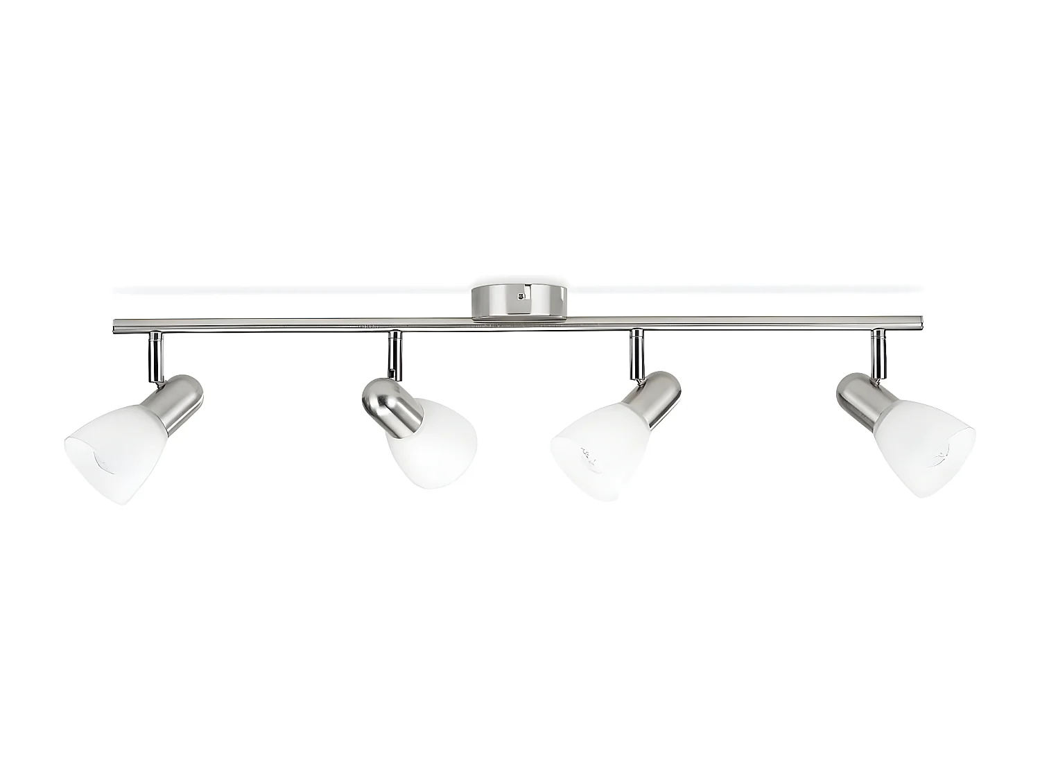 Lampada da Soffitto on Quattro Faretti Spirale Burlap Cromato