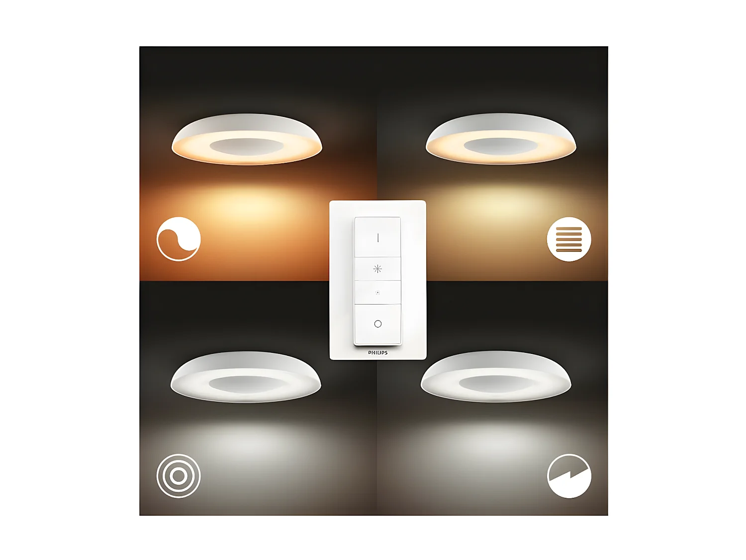 Plafón LED 27W White Ambiance Hue Still Blanco