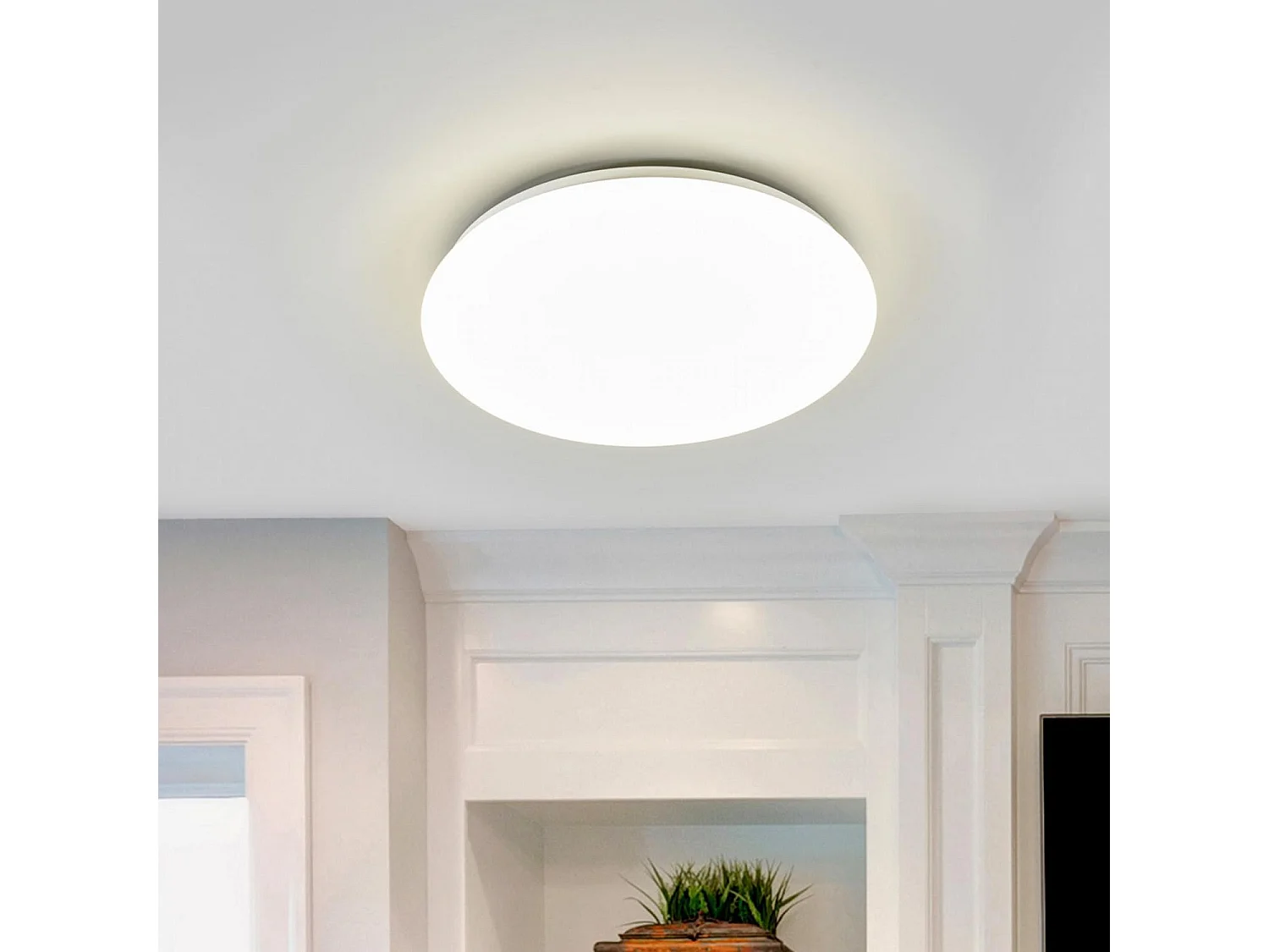 Plafonnier LED  Suede 9.6W Blanc chaud 2700K
