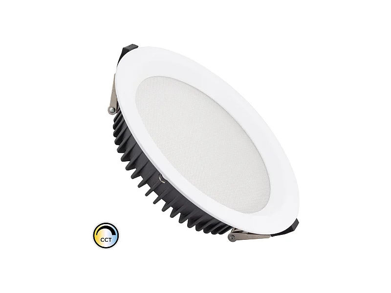 Downlight LED 20W Circular SAMSUNG AERO 130 lm/W Microprismático CCT Seleccionable LIFUD Corte Ø 155 mm Seleccionable (Cálido-Neutro-Frío)