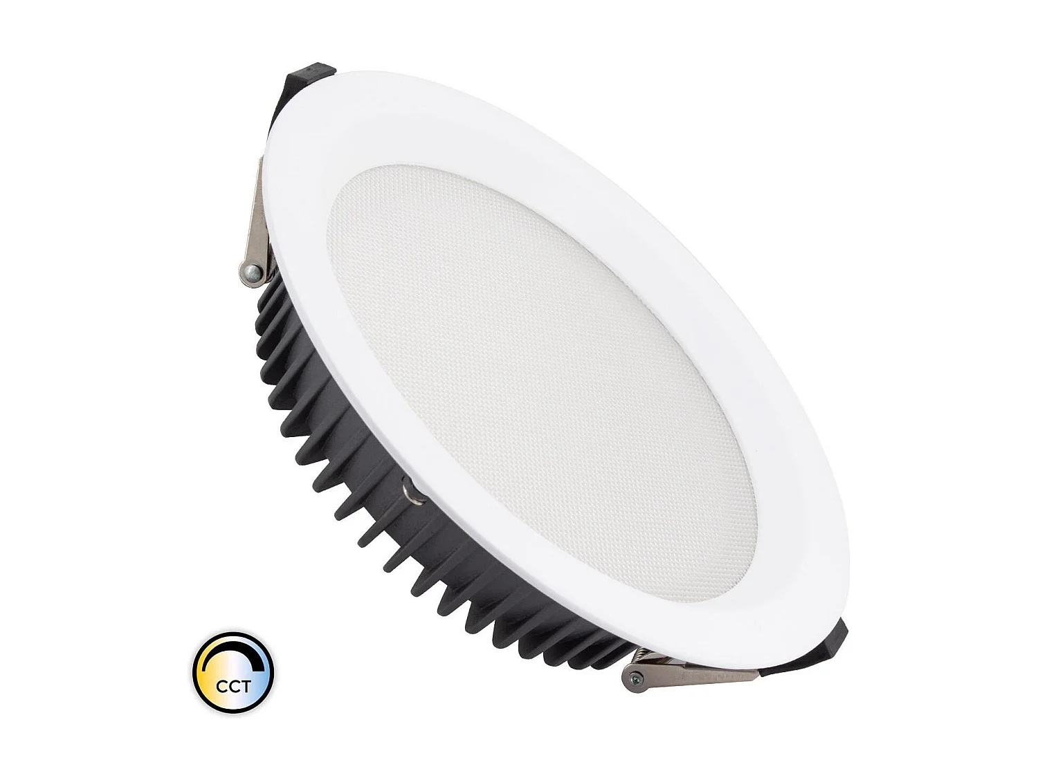 Downlight LED 20W Circular SAMSUNG AERO 130 lm/W Microprismático CCT Seleccionable LIFUD Corte Ø 155 mm Seleccionable (Cálido-Neutro-Frío)