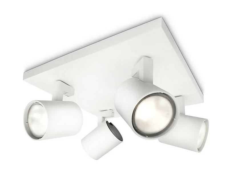 TechBrey Lámpara de Techo 4 Focos PHILIPS Runner