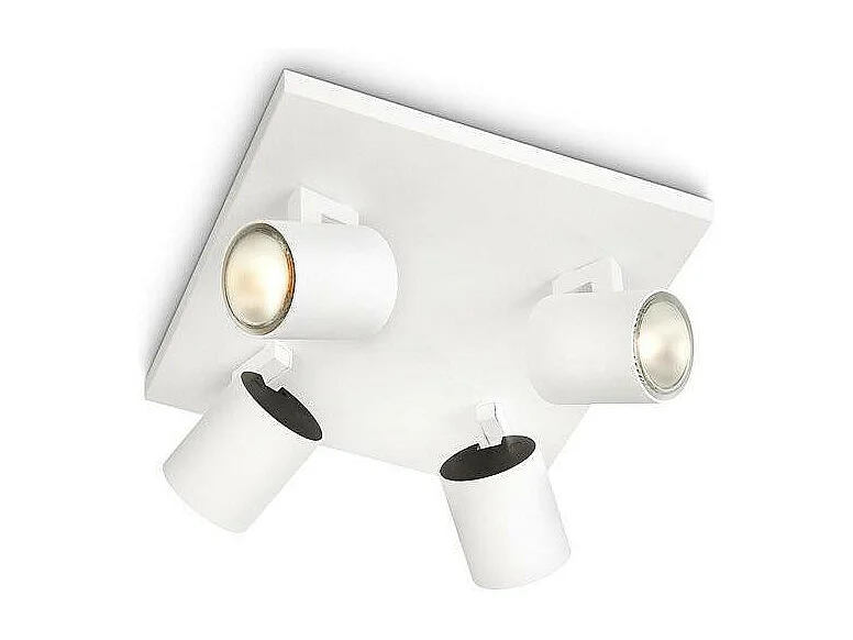 TechBrey Lámpara de Techo 4 Focos PHILIPS Runner