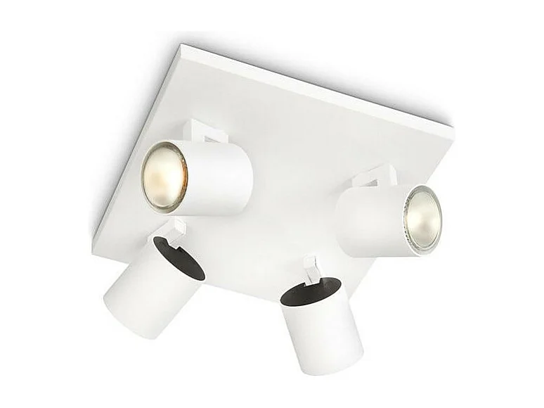 TechBrey Lámpara de Techo 4 Focos PHILIPS Runner