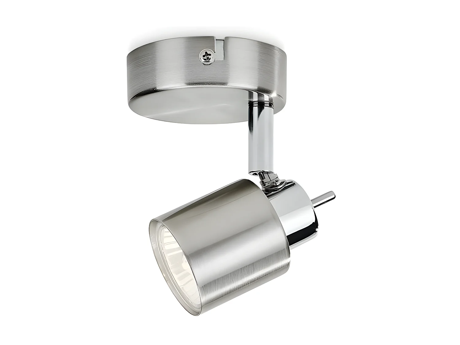 Plafonnier  1 Spot Meranti Chromé