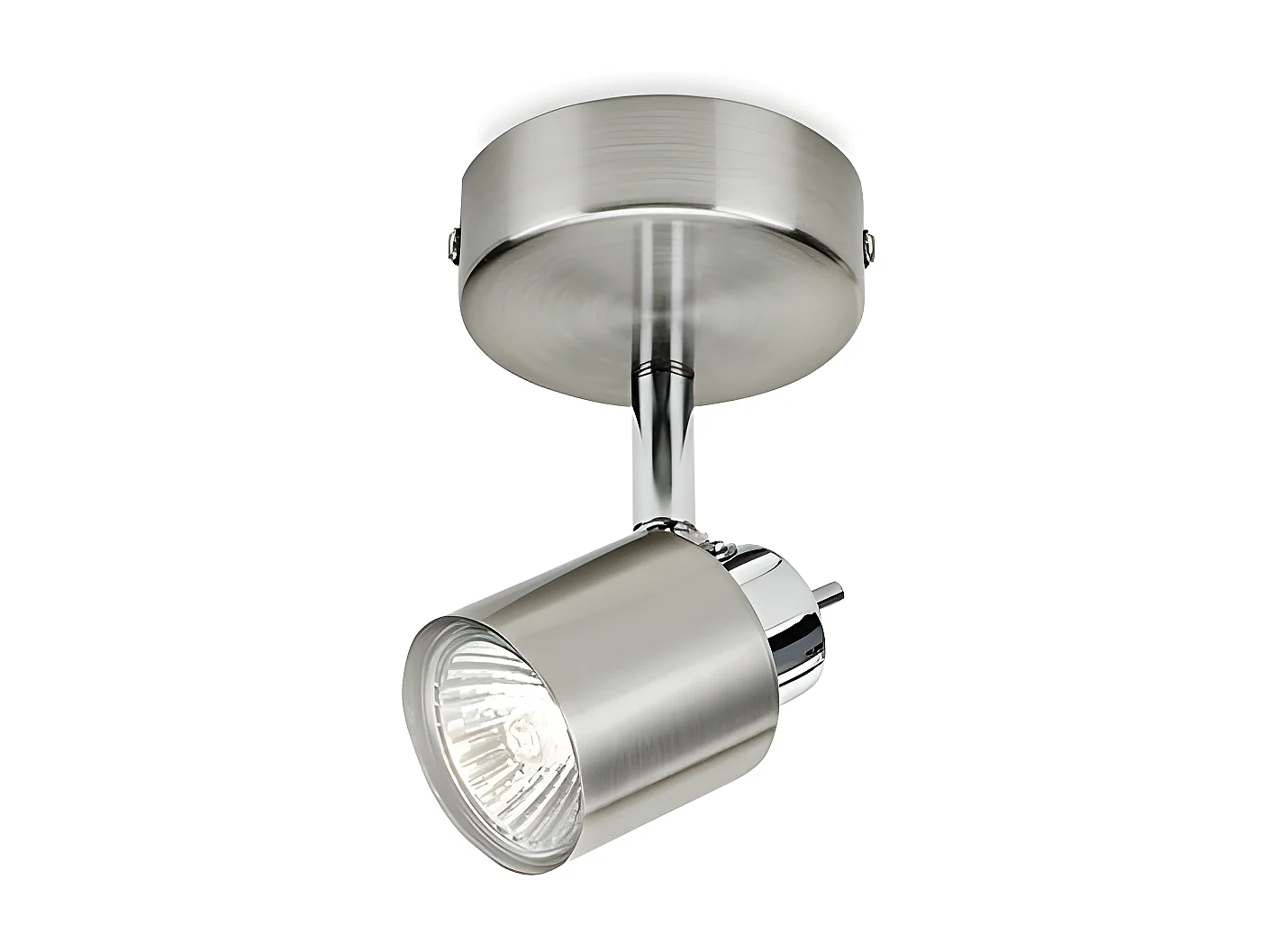 Plafonnier  1 Spot Meranti Chromé