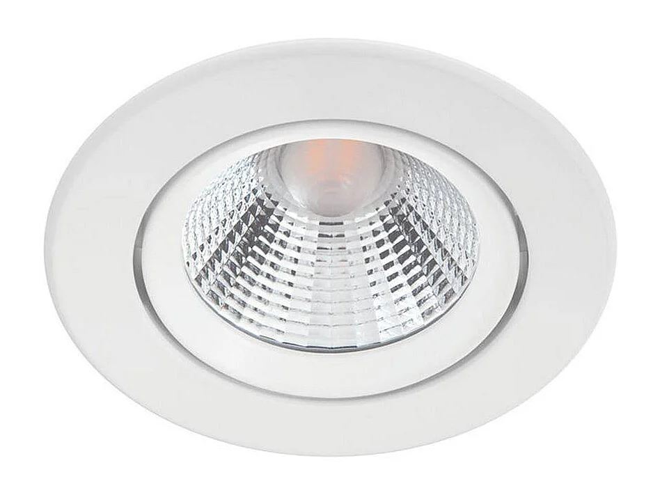 Downlight LED 5,5W Regolabile Foro Ø 70mm Sparkle  2700K Bianco Bianco Caldo
