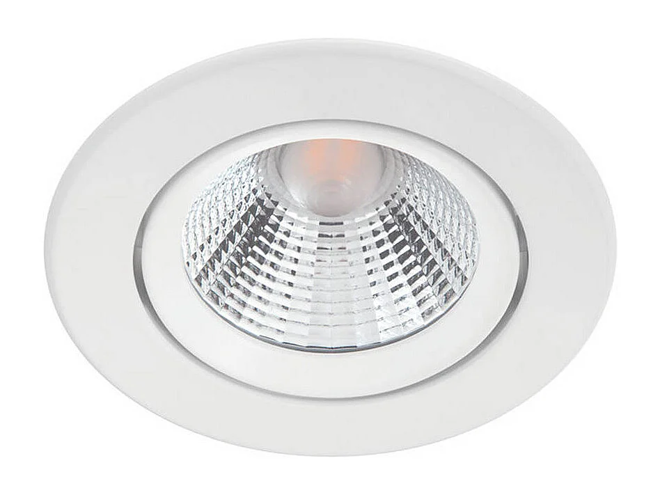 Downlight LED 5,5W Regolabile Foro Ø 70mm Sparkle  2700K Bianco Bianco Caldo