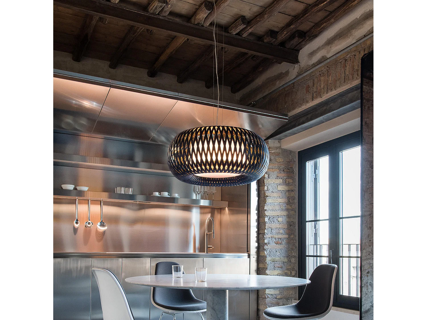 Suspension Kalatos Suspension SLAMP Noir