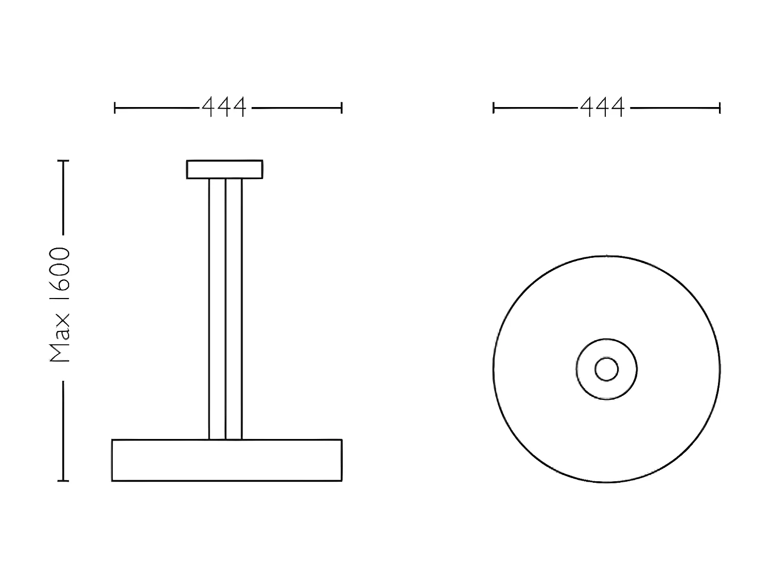 Lámpara Colgante LED White Ambiance 33.5W Hue Fair Negro 2200K - 6500K