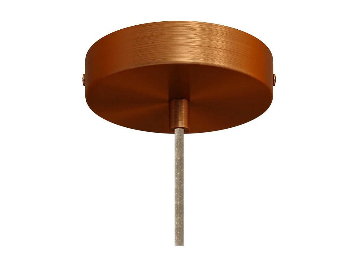 Lampada a Sospensione CREATIVE-CABLES Modello PDM_ Campana M Ossido