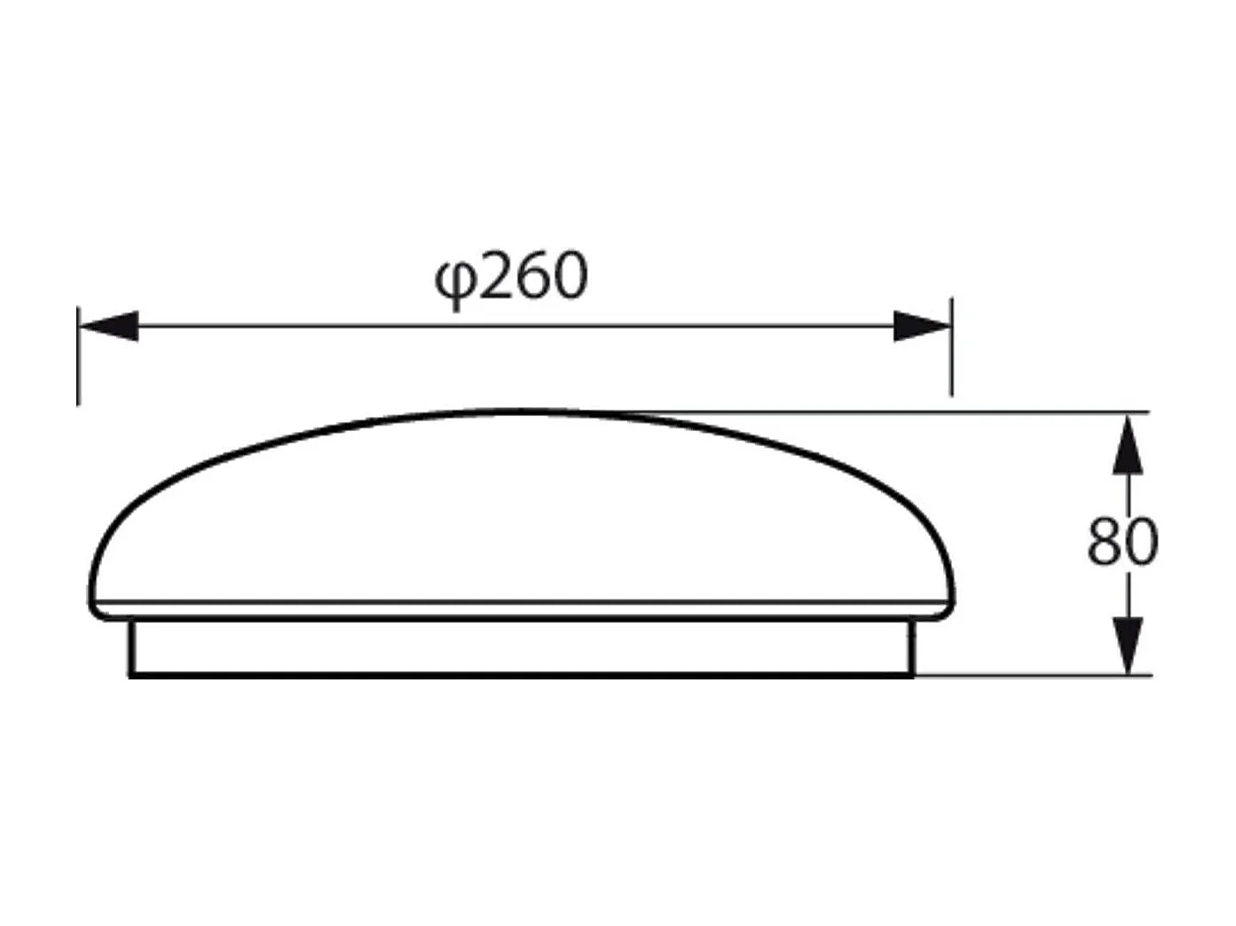 Plafonnier LED  CL253 12W 4000K Blanc neutre