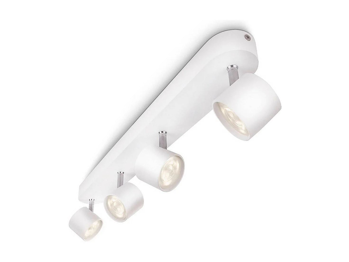 Plafonnier LED  Star Dimmable 4 Spots 4x4.5W Blanc 2700K