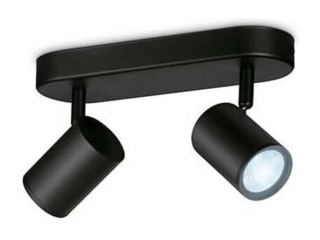 TechBrey Lámpara de Techo LED Regulable CCT Smart WiFi+Bluetooth 4.9W Dos Focos WiZ Imageo