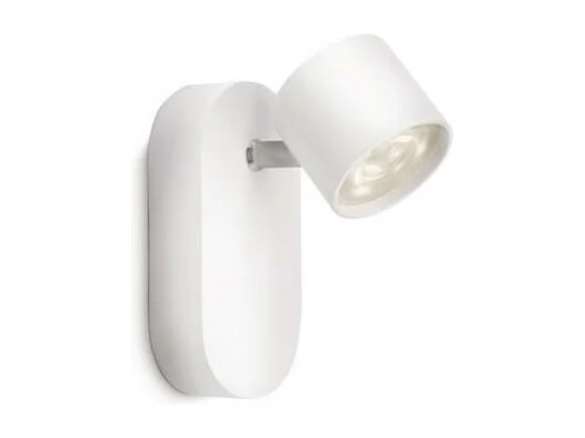 Lampada da Soffitto LED con Un Faretto 4.5W Star Bianco