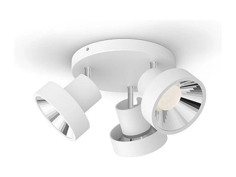 Plafonnier LED  3 Spots Bukko 3x4.3W Blanc