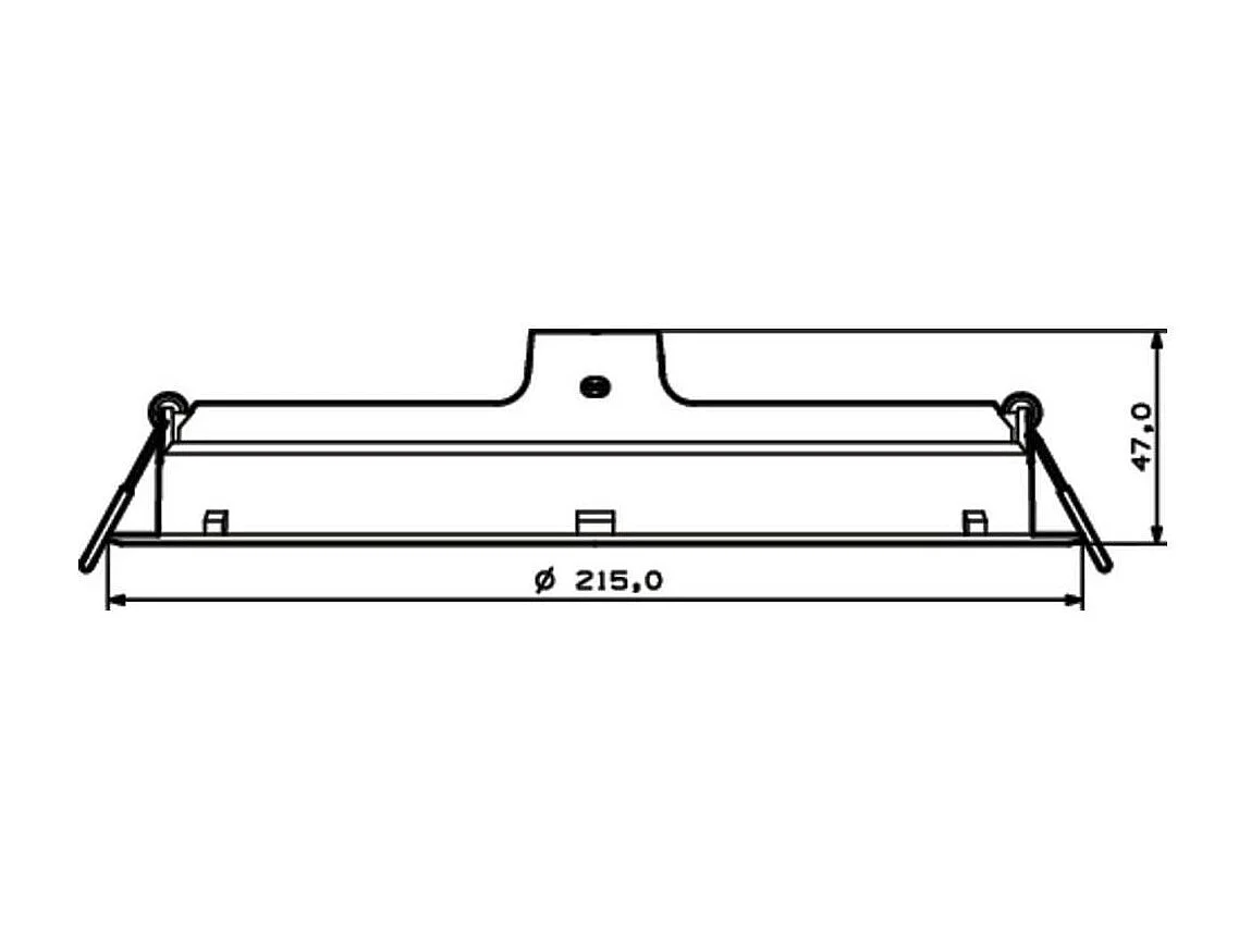 TechBrey Downlight LED 24W PHILIPS Slim Meson Corte Ø 200 mm