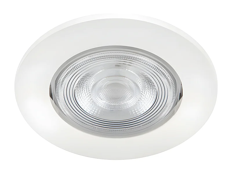 Pack de 3 Spots Downlight LED  Taragon 4.5W Coupe Ø 70mm Blanc  2700K