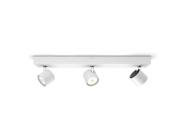 Plafonnier LED Dimmable WarmGlow avec 3 Spots 3x4.5W  Star Blanc 2200 - 2700K