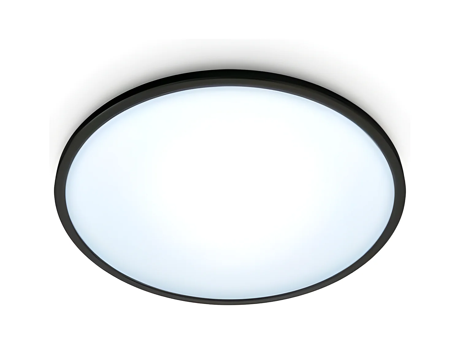 Plafonnier LED Dimmable CCT Smart WiFi+Bluetooth 14W WiZ Noir 2700K - 6500K