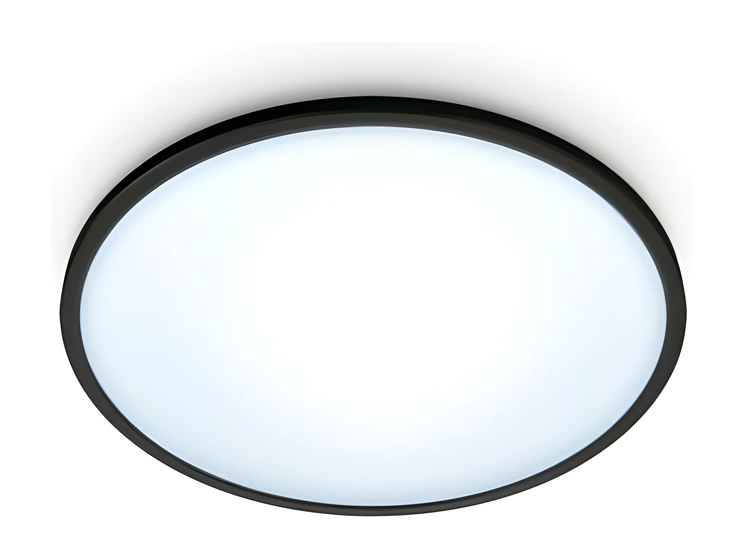 Plafonnier LED Dimmable CCT Smart WiFi+Bluetooth 14W WiZ Noir 2700K - 6500K