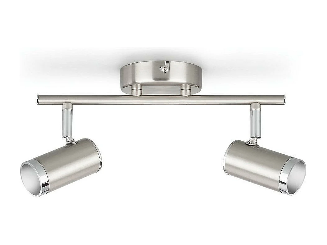 TechBrey Lámpara de Techo LED 2 Focos PHILIPS Espimas 2x4.3W