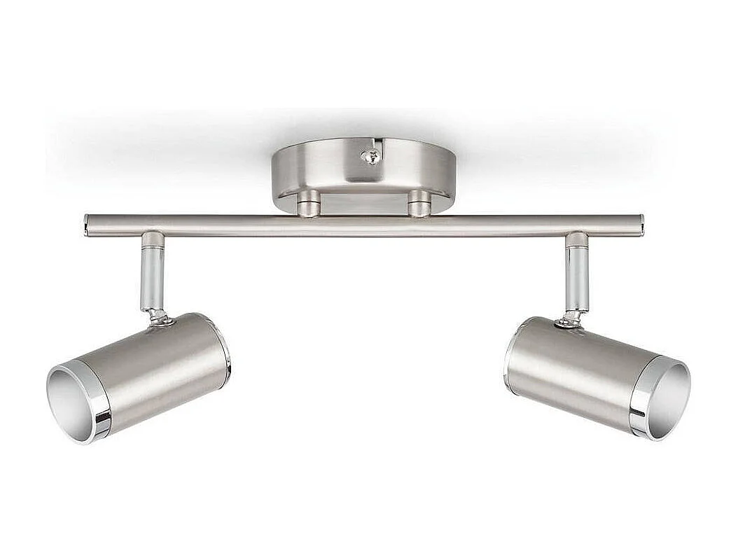 TechBrey Lámpara de Techo LED 2 Focos PHILIPS Espimas 2x4.3W