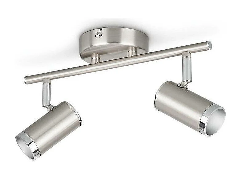 TechBrey Lámpara de Techo LED 2 Focos PHILIPS Espimas 2x4.3W