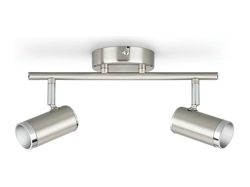 TechBrey Lámpara de Techo LED 2 Focos PHILIPS Espimas 2x4.3W