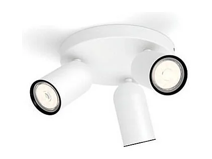 Plafonnier  3 Spots Pongee Blanc