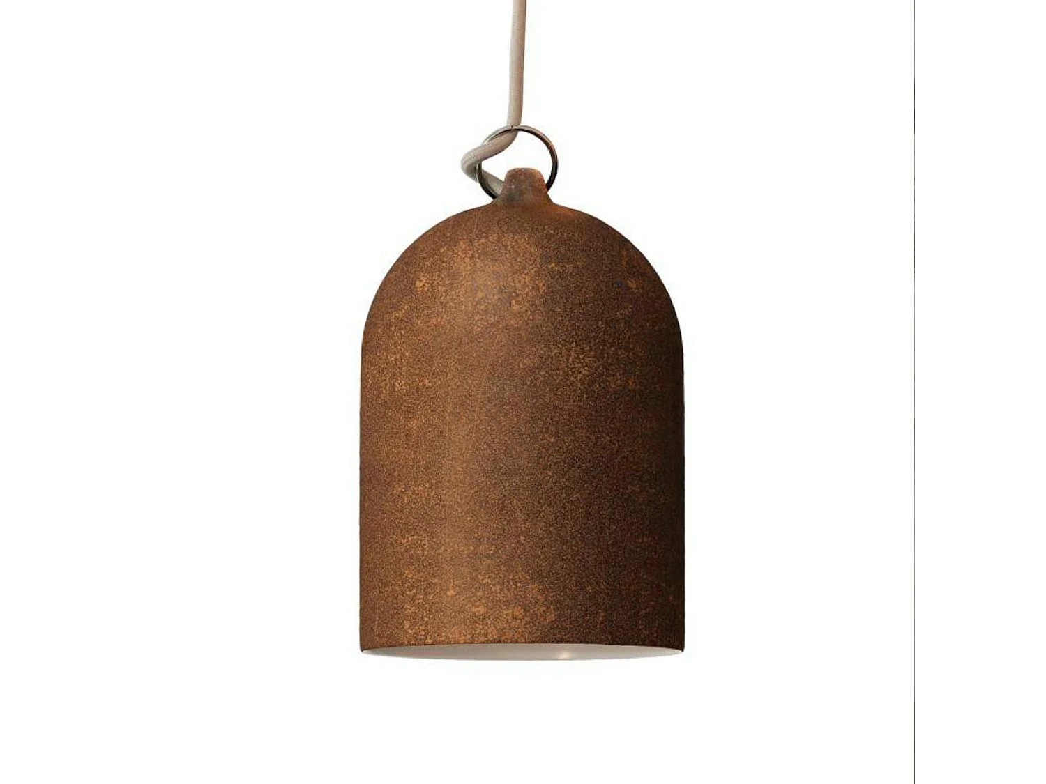 Lampada a Sospensione CREATIVE-CABLES Modello PDM Mini Campana XS Ossido