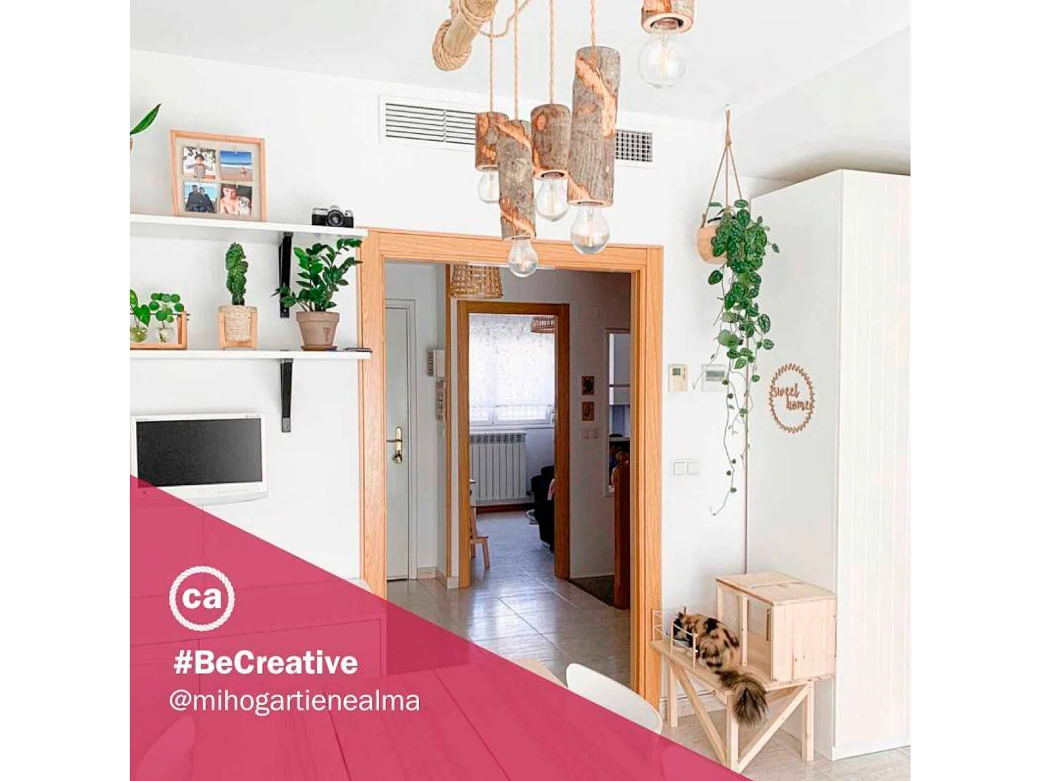 Lampada a Sospensione CREATIVE-CABLES PDW0422CLS20 Naturale