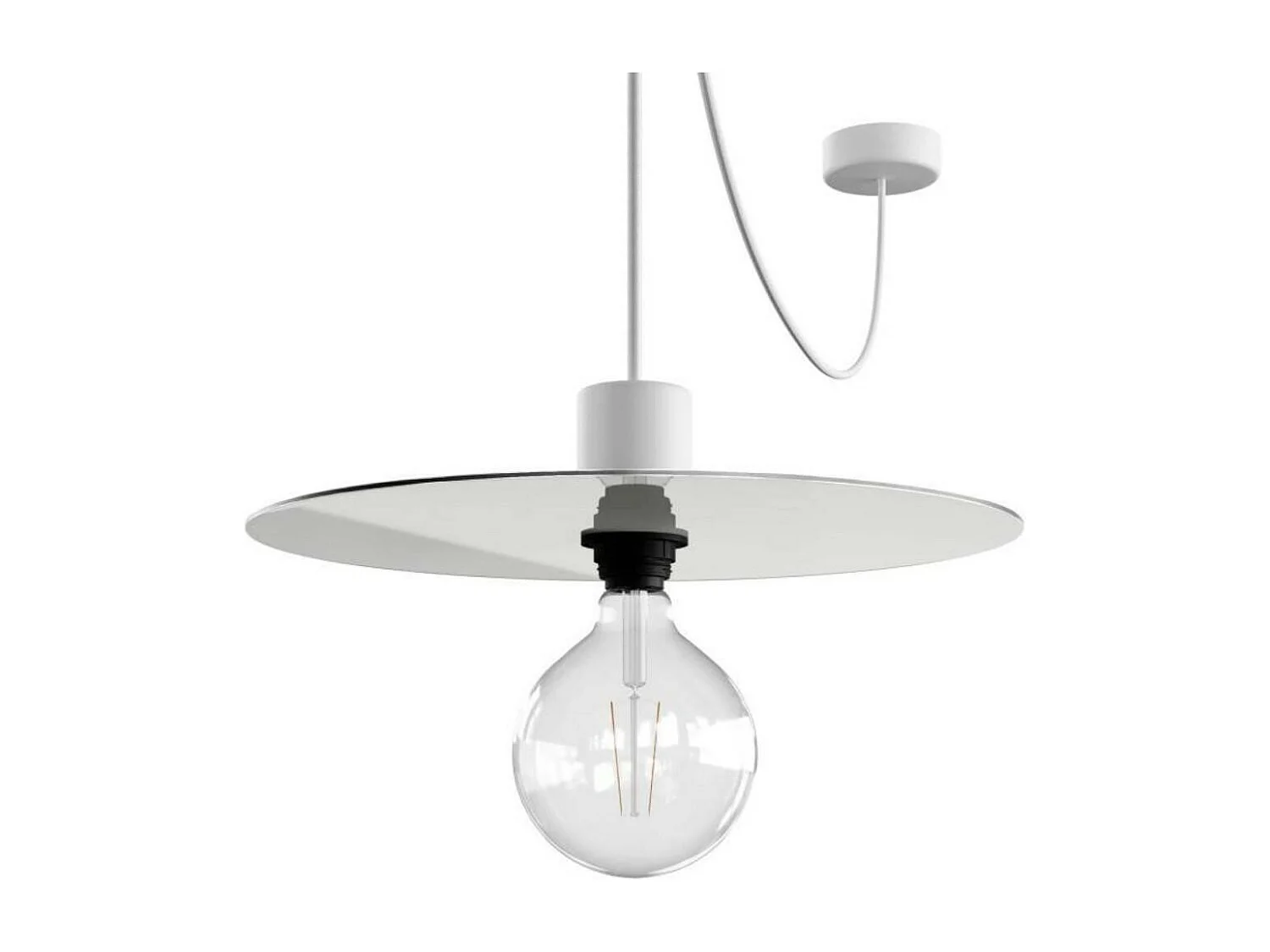 Lampada a Sospensione in Aluminio per Esterni IP65 Eiva Elegant PDEBIEL0250SM01DDBIA CREATIVE-CABLES Bianco