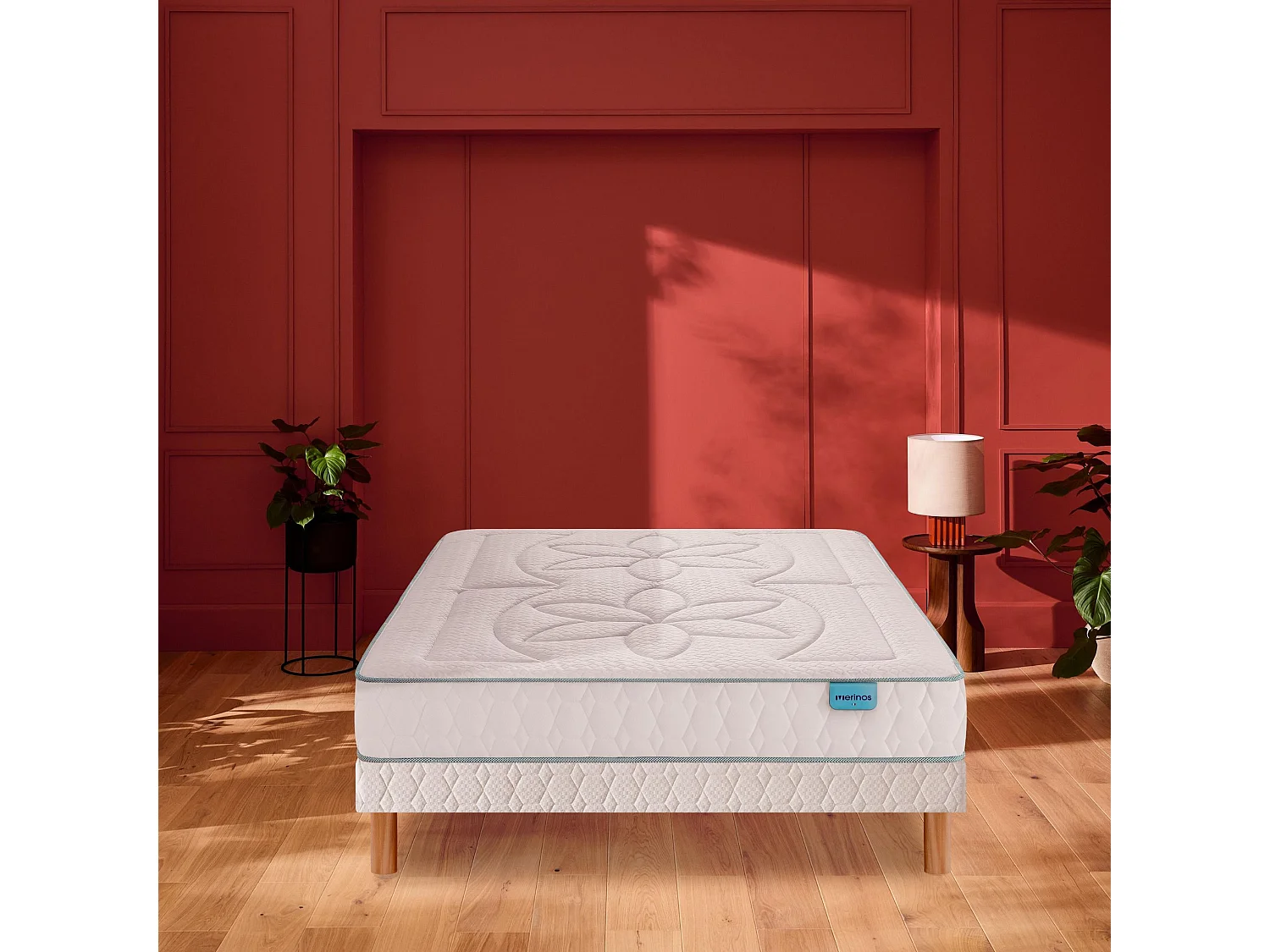 Matelas latex 100% naturel 7 zones 22cm Merinos COZYGREEN 2 - 160x200