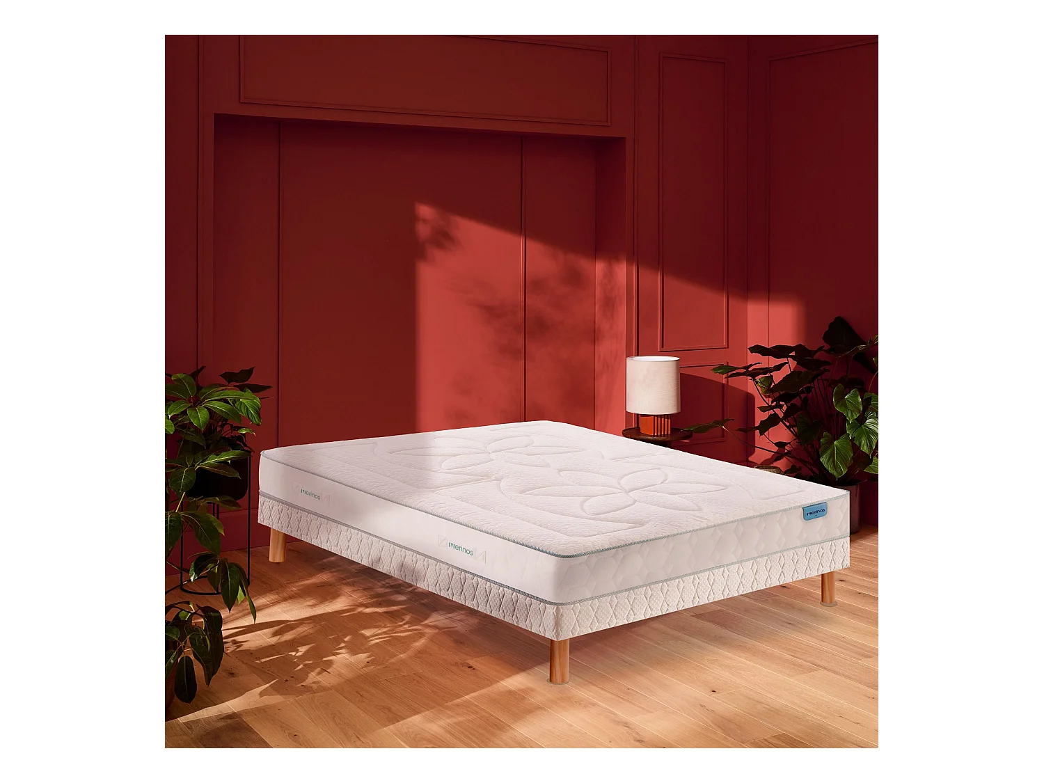 Matelas latex 100% naturel 7 zones 22cm Merinos COZYGREEN 2 - 160x200