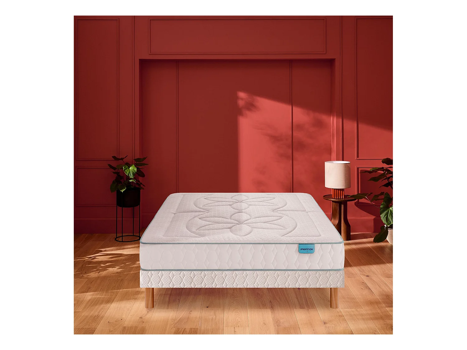Matelas latex 100% naturel 7 zones 22cm Merinos COZYGREEN 2 - 160x200