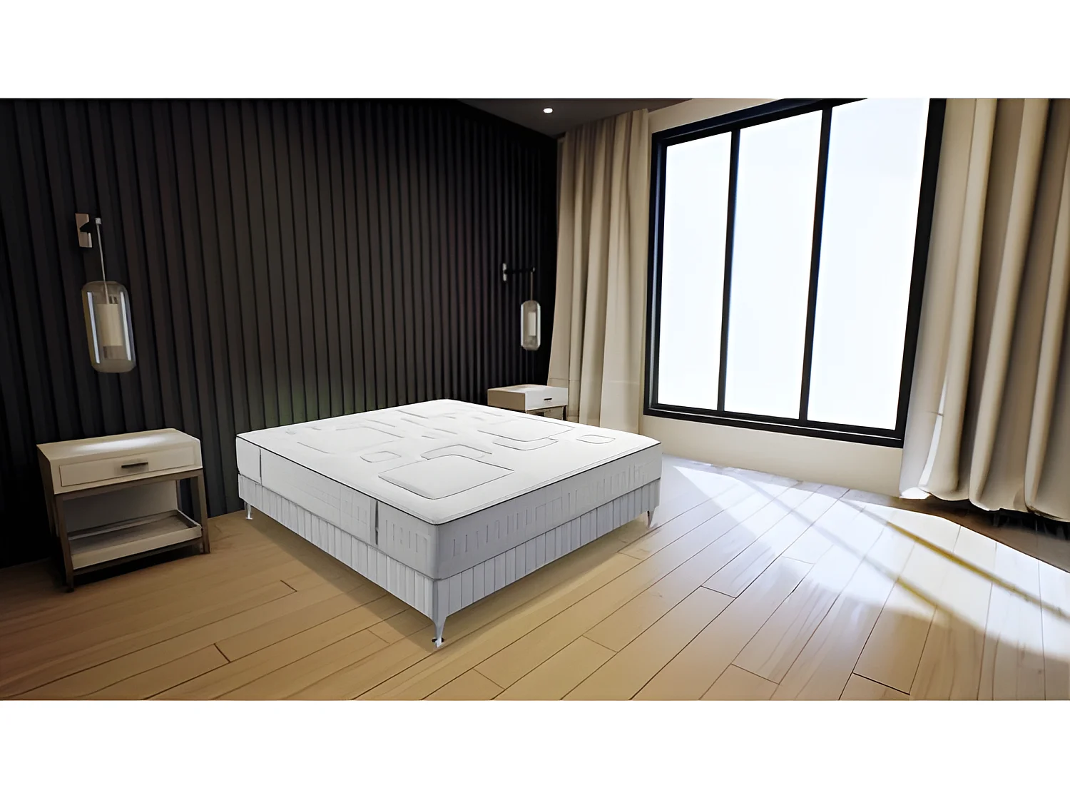 Matelas Simmons Optimal - 580 ressorts ensachés 140x190