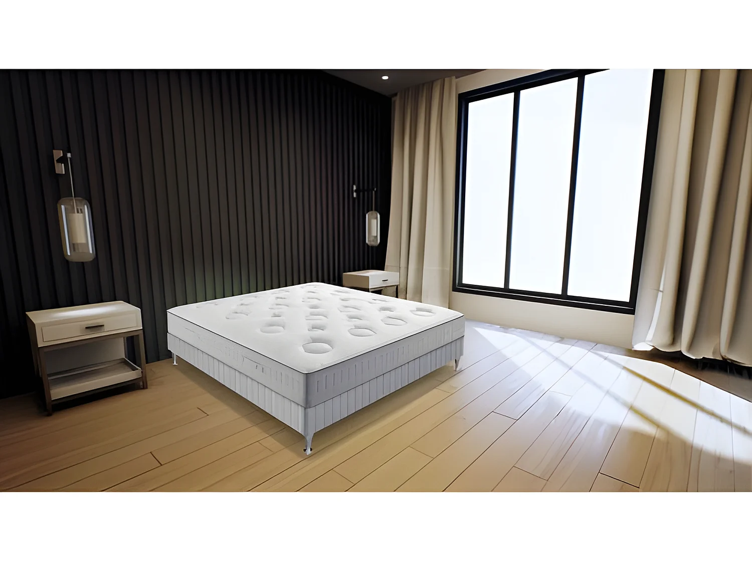 Matelas Simmons Climos - 600 ressorts ensachés 140x190