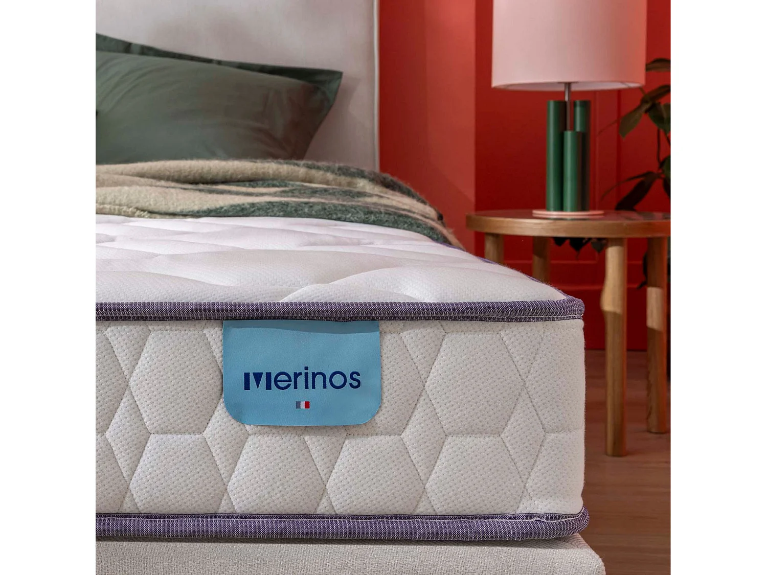 Matelas Merinos 100% latex Happy Lit 90x200