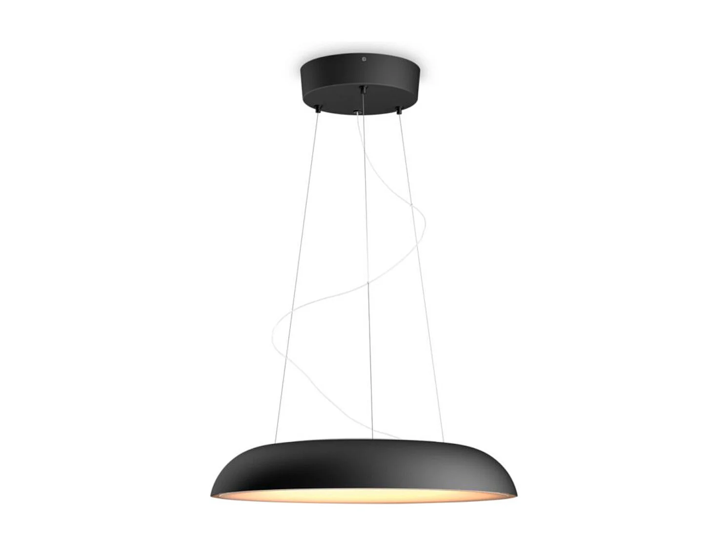 Suspension LED White Ambiance Amaze 33.5W  Hue Noir