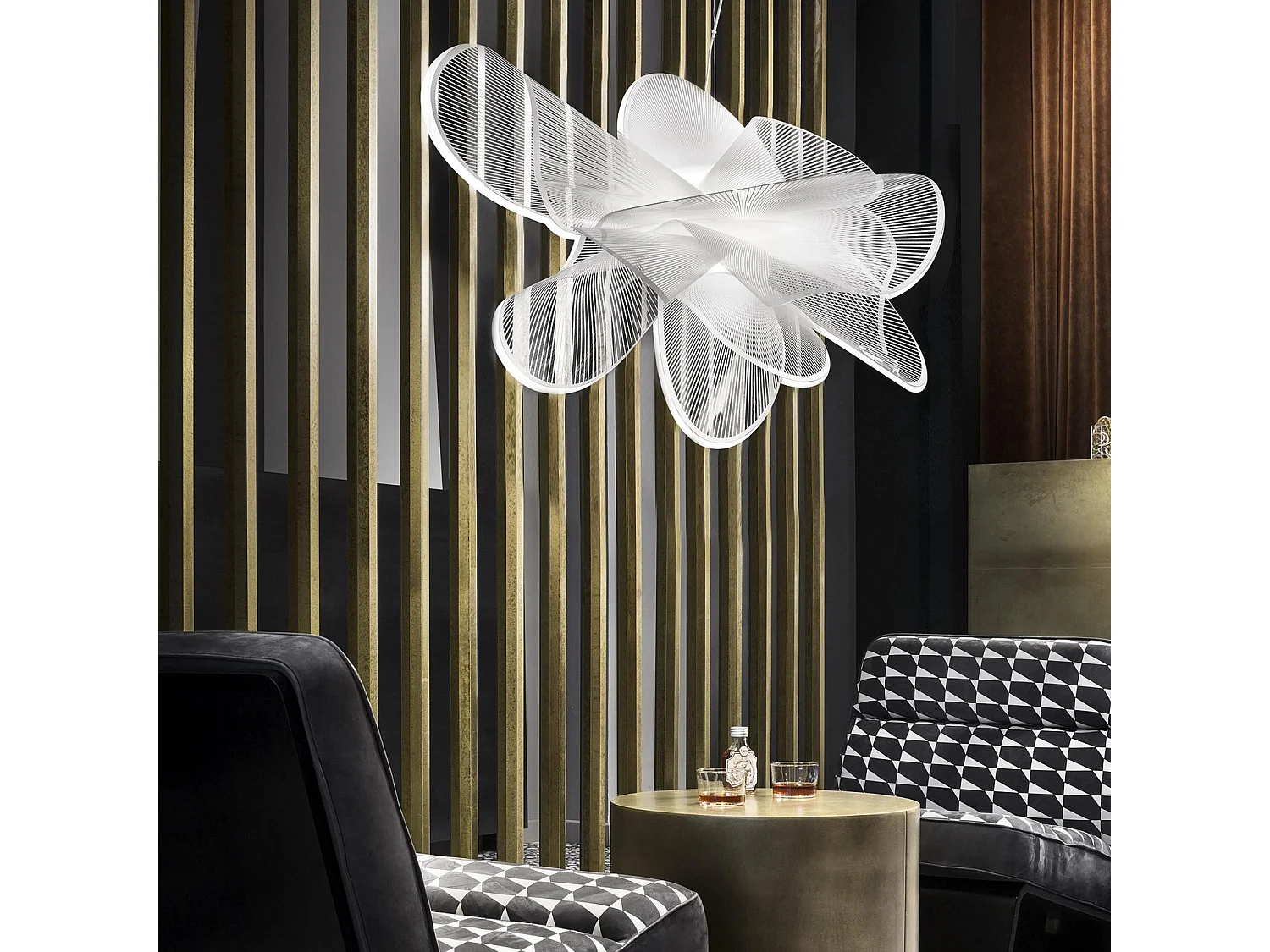 Lampada a Sospensione SLAMP La Belle Étoile Suspension Bianco