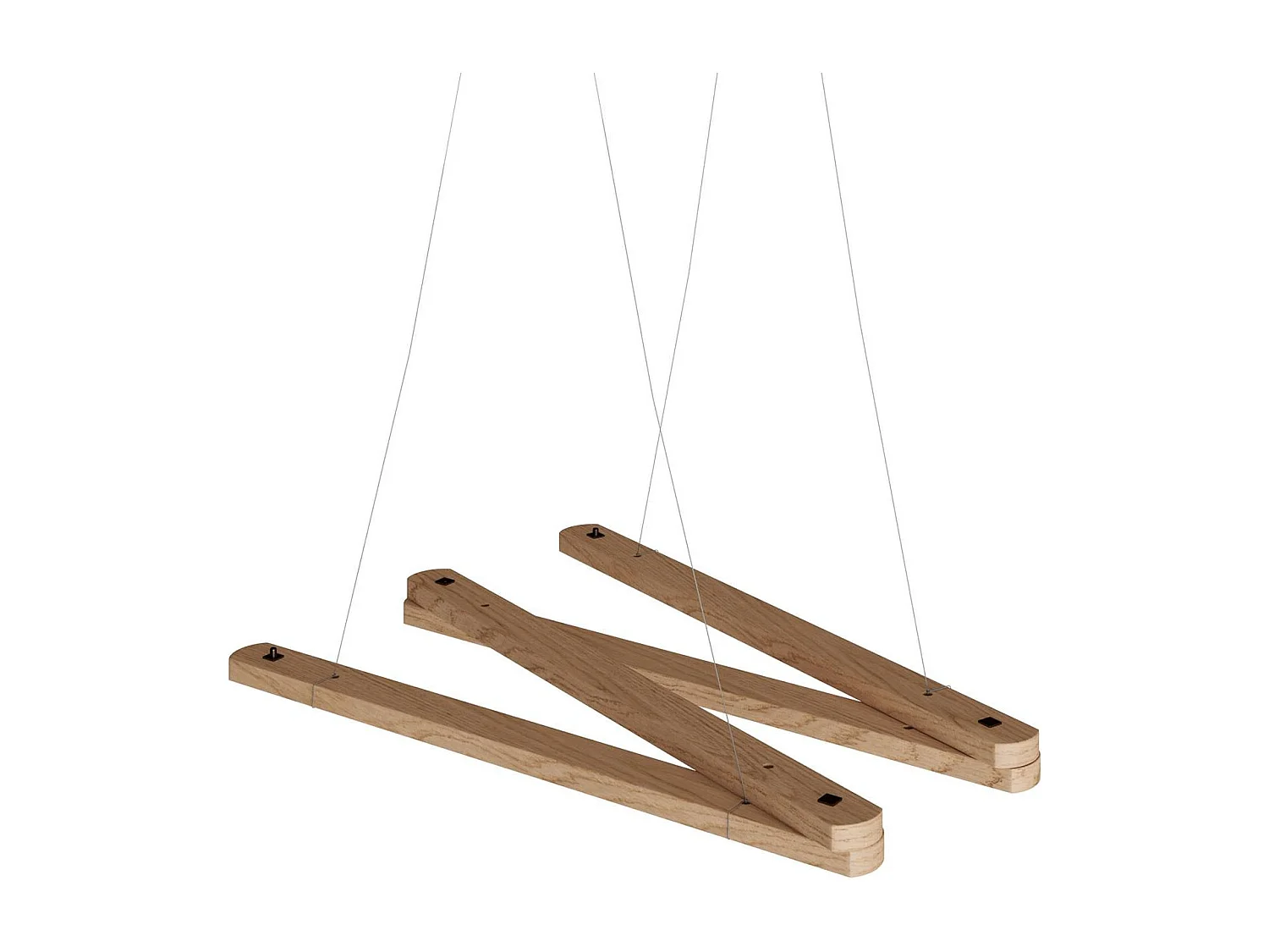 Soporte de Techo Zigh-Zagh para Lámparas Colgantes Creative-Cables Modelo ZIGH-ZAGH01 Natural