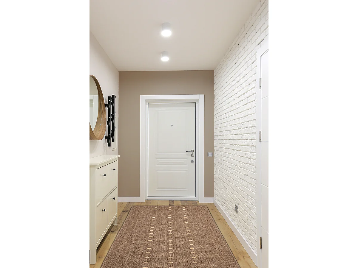 Läufer SIZAL FLOORLUX Modell 20079 coffe / mais 80x140 cm