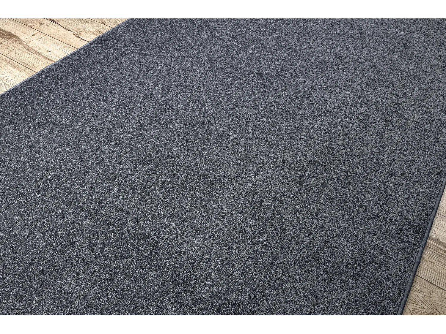 TAPIJT - Vloerbekleding SANTA FE grijskleuring 97 , glad , uniform, en 150x200 cm