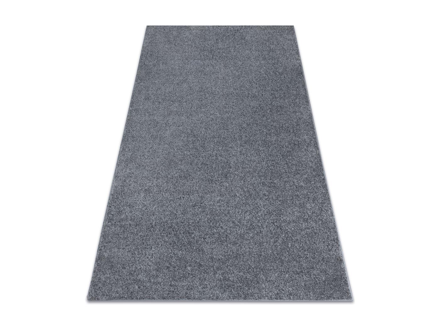 Teppich Teppichboden SANTA FE grau 97 eben, glatt, einfarbig 200x500 cm