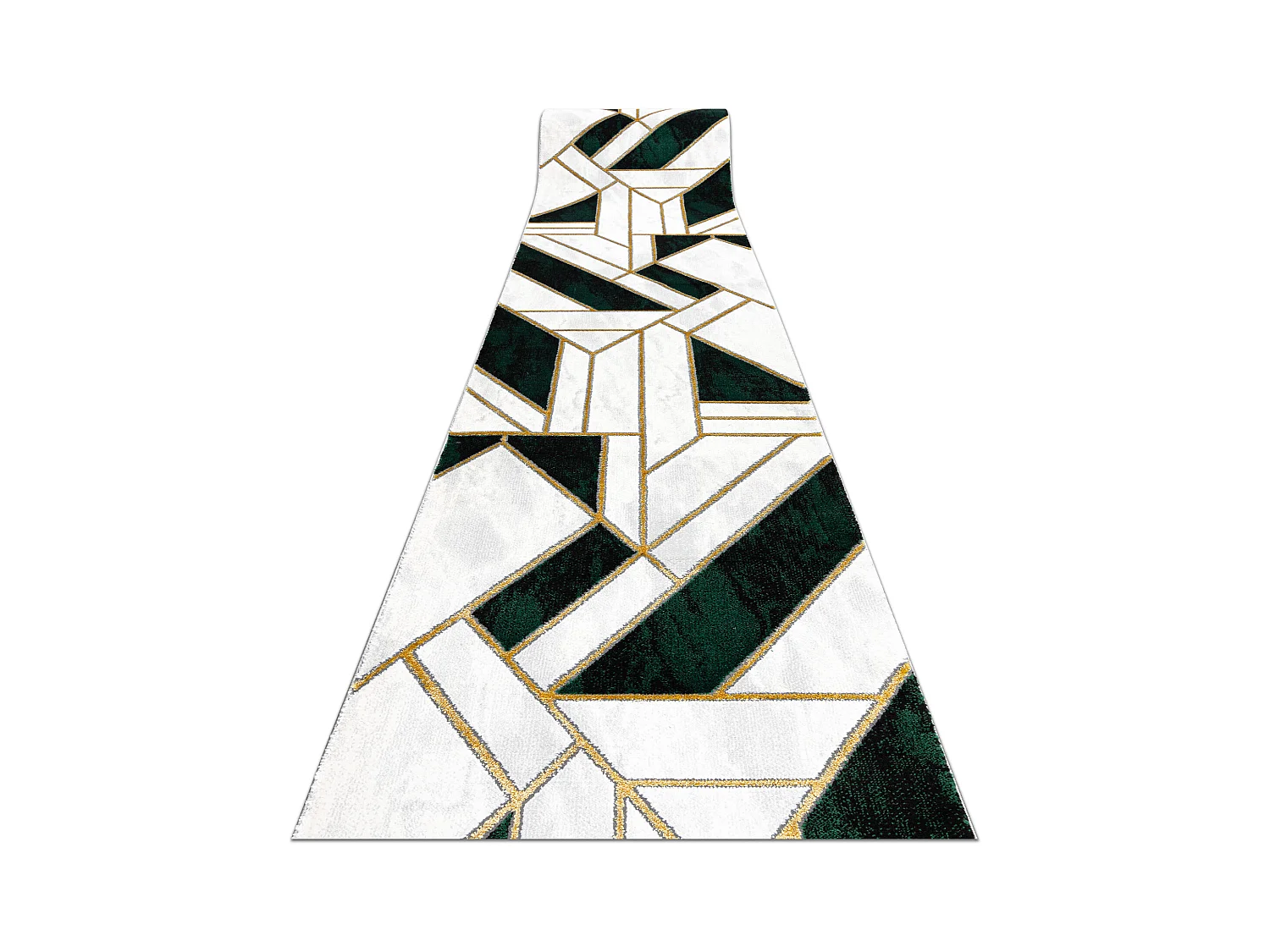 Exklusiv EMERALD Läufer 1015 glamour, stilvoll Marmor, geometrisch Fl 100x600 cm