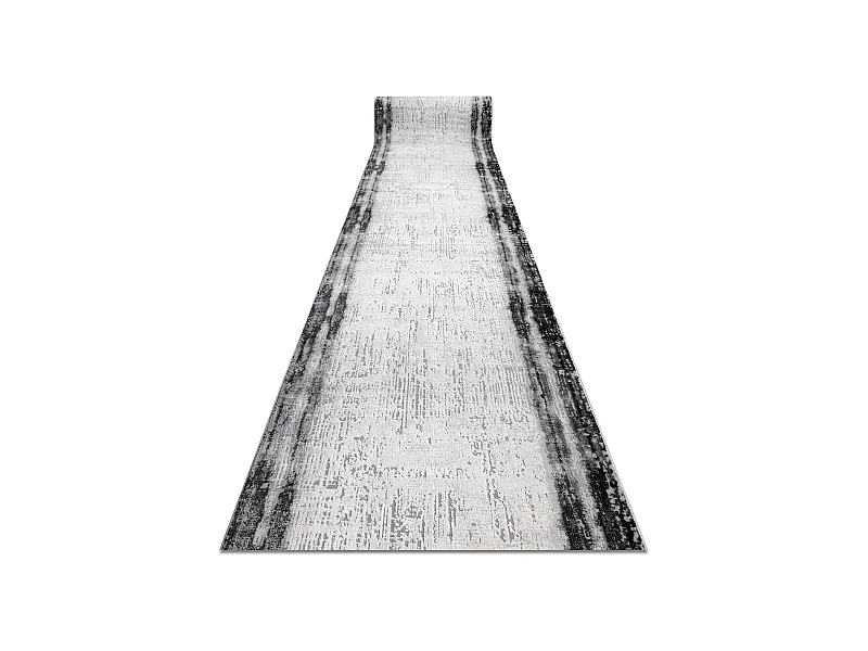 Tapis de couloir TULS 51235 moderne, anthracite 100x120 cm