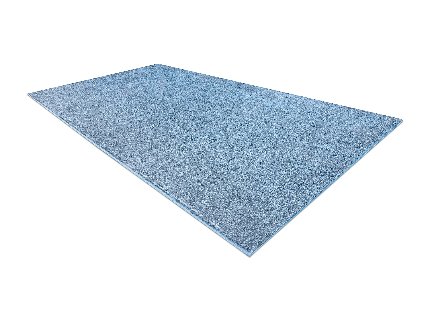 TAPIS - MOQUETTE SANTA FE bleu 74 plaine couleur unie 200x200 cm