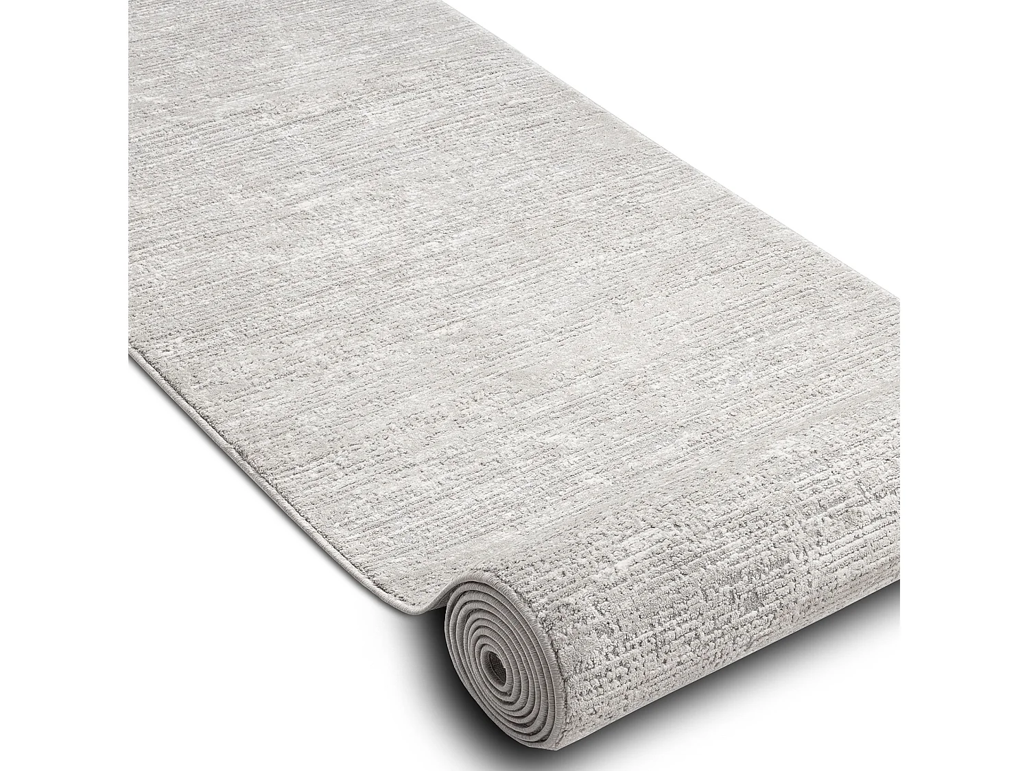 Chodnik nowoczesny TULS 51248 strukturalny Melanż szary 80 cm 80x550 cm